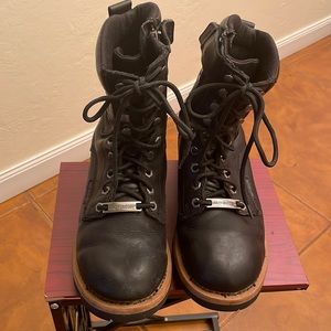 Harley Davidson Mens Size 11 Black Boots all leather in Good condition